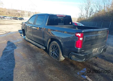 2022 Chevrolet Silverado 1500 Ltd 4Wd Short Bed Rst z USA, uszkodzony, nr VIN 1GCUYEED2NZ129590
